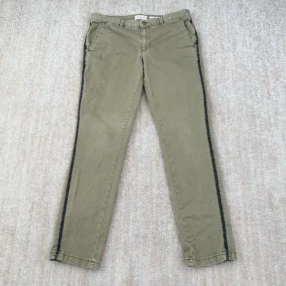 Anthropologie Pants - Anthropologie Chino Relaxed Pants 30 Green